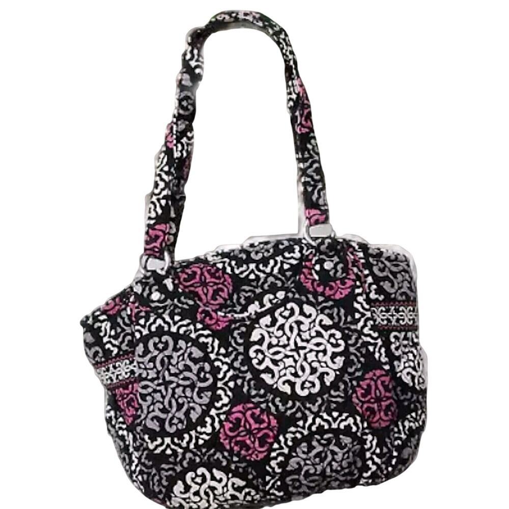 VERA BRADLEY Quilted GLENNA Womens Purse Tote Bag,‎ CANTERBERRY MAGENTA - F6